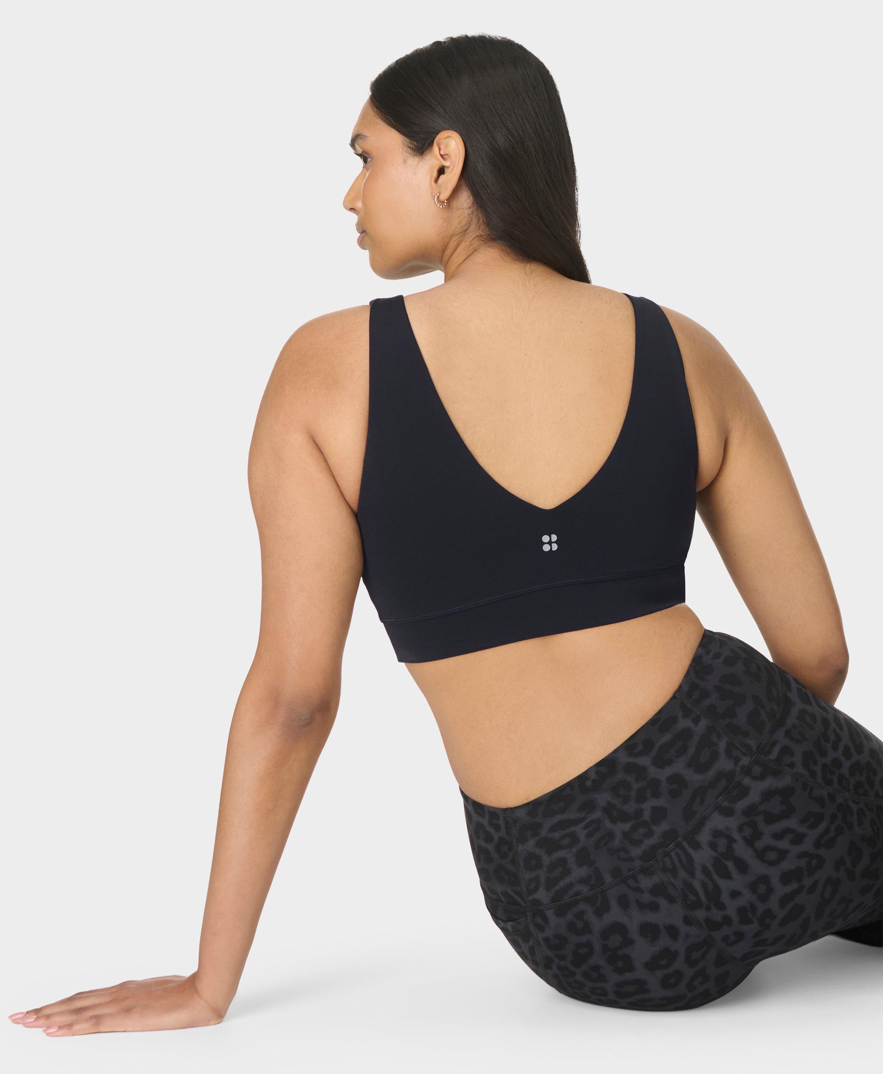 Sweaty Betty Ultimate Studio Yoga Voop Bra, Black, Women’s L