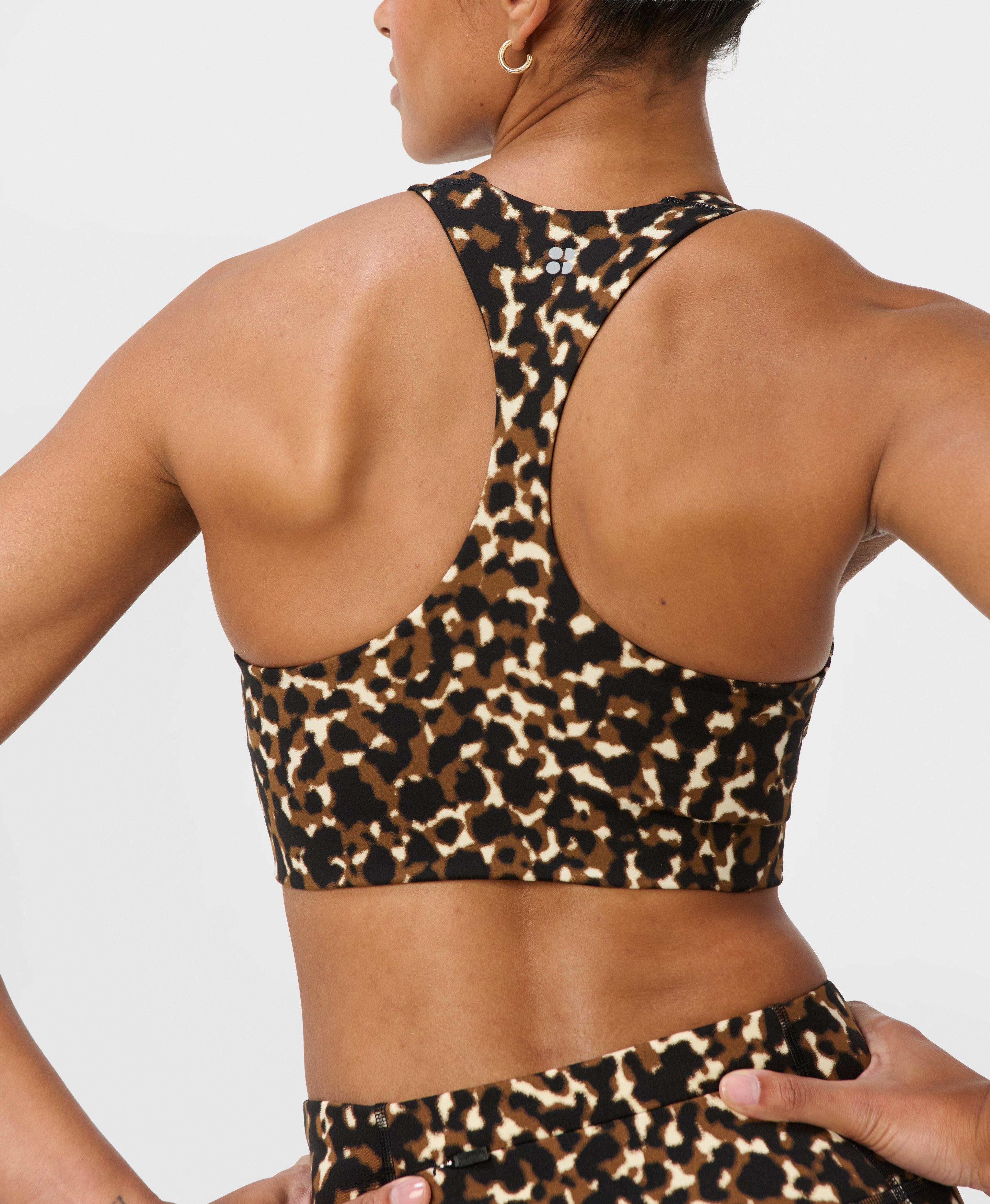 Sweaty Betty Power Racer Bra, Brown, Women’s L