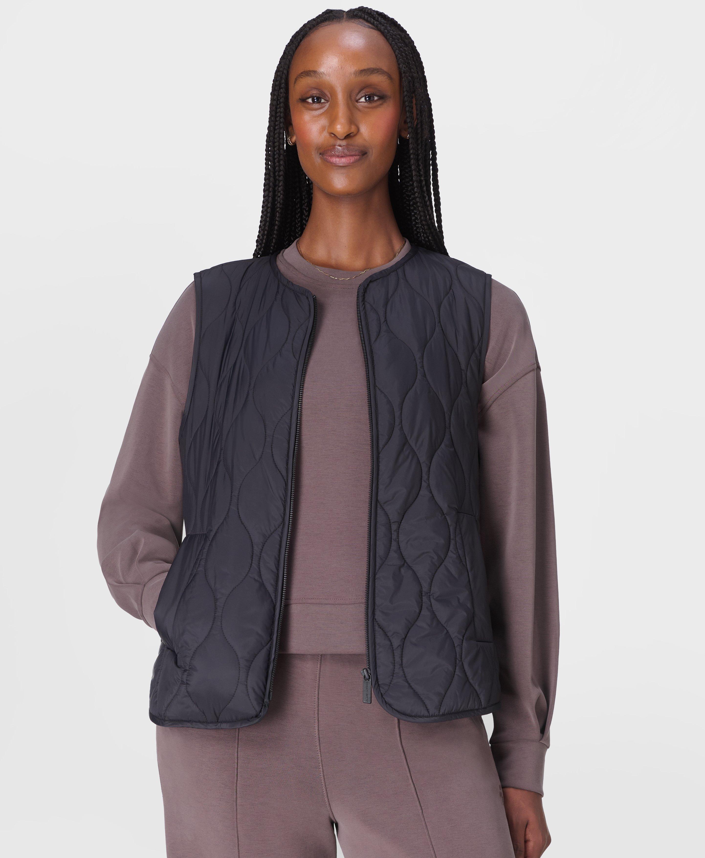 Sweaty Betty On The Move Gilet, Black, Women’s XXS
