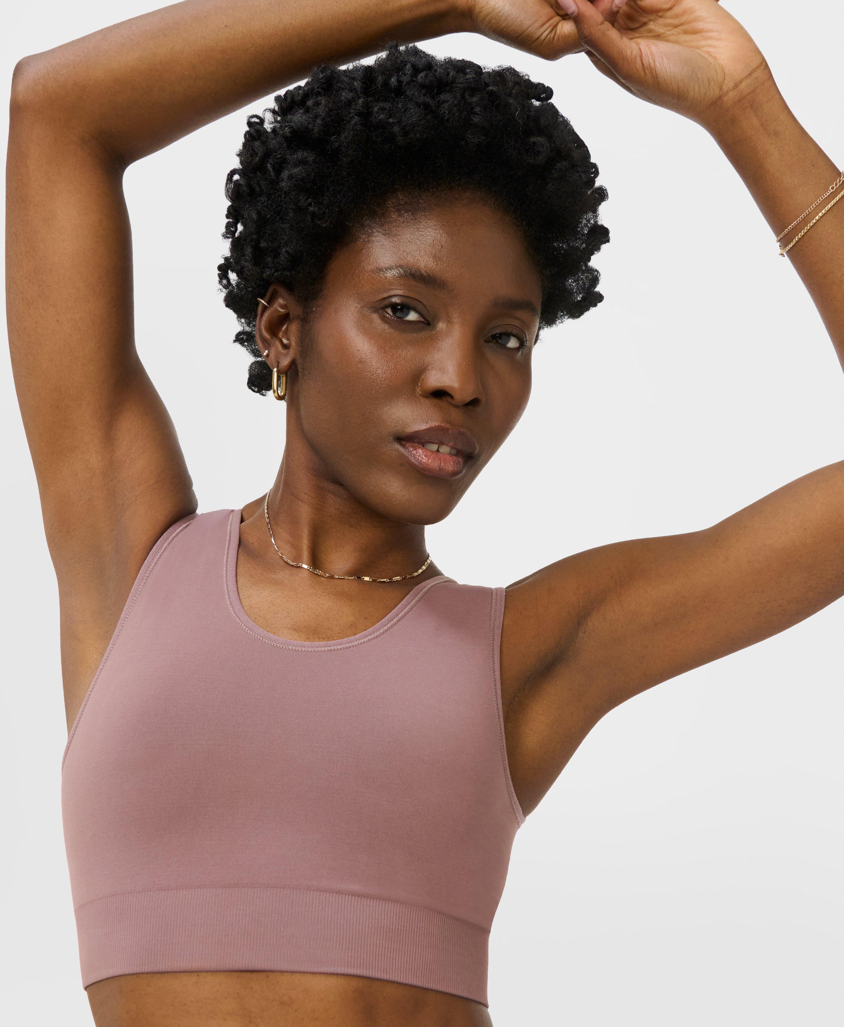 Sweaty Betty Stamina Seamless Scoop Bra, Purple, Women’s L