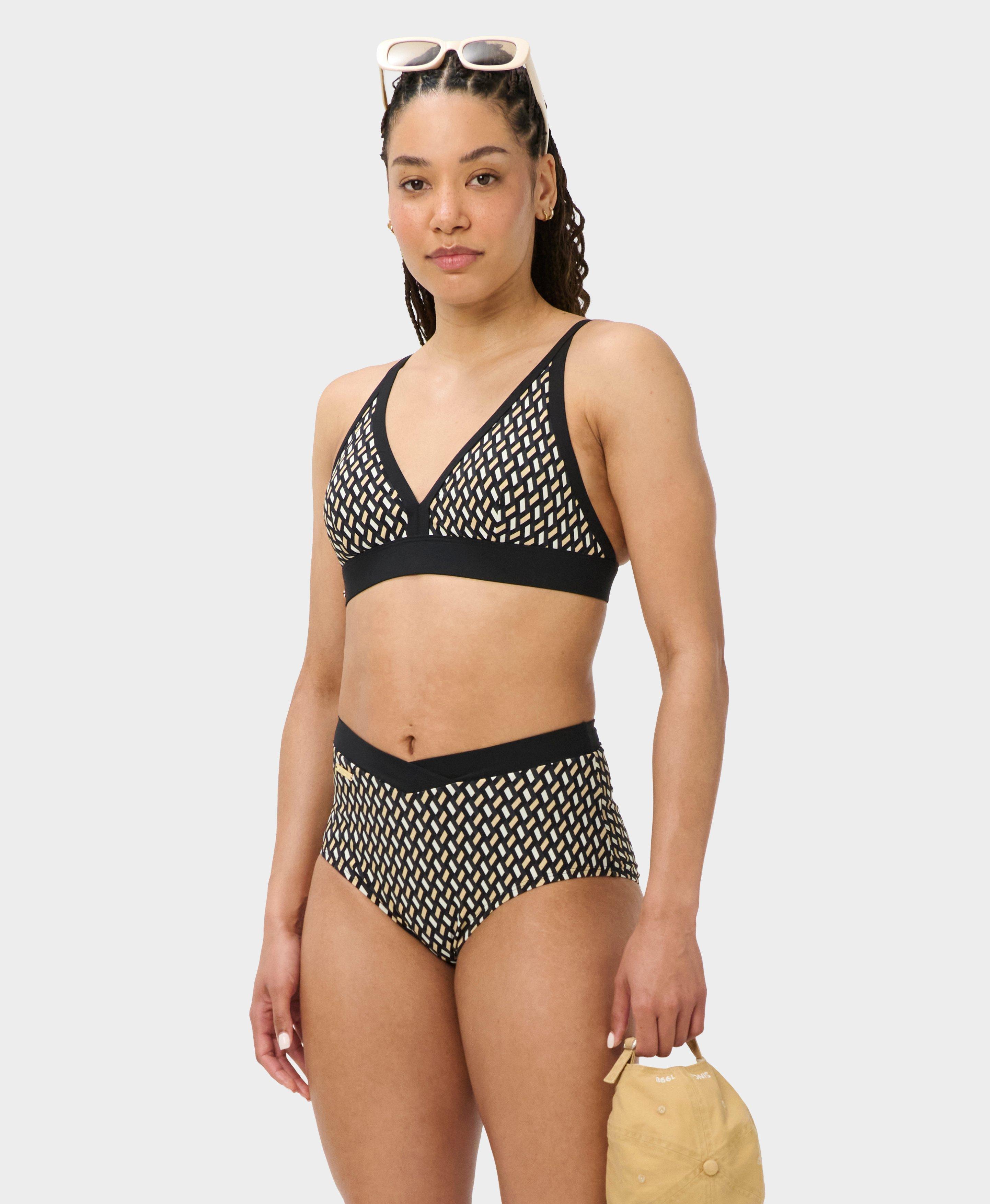 Sweaty Betty Wrap Front High Waist Bikini Brief, Neutral, Women’s XS