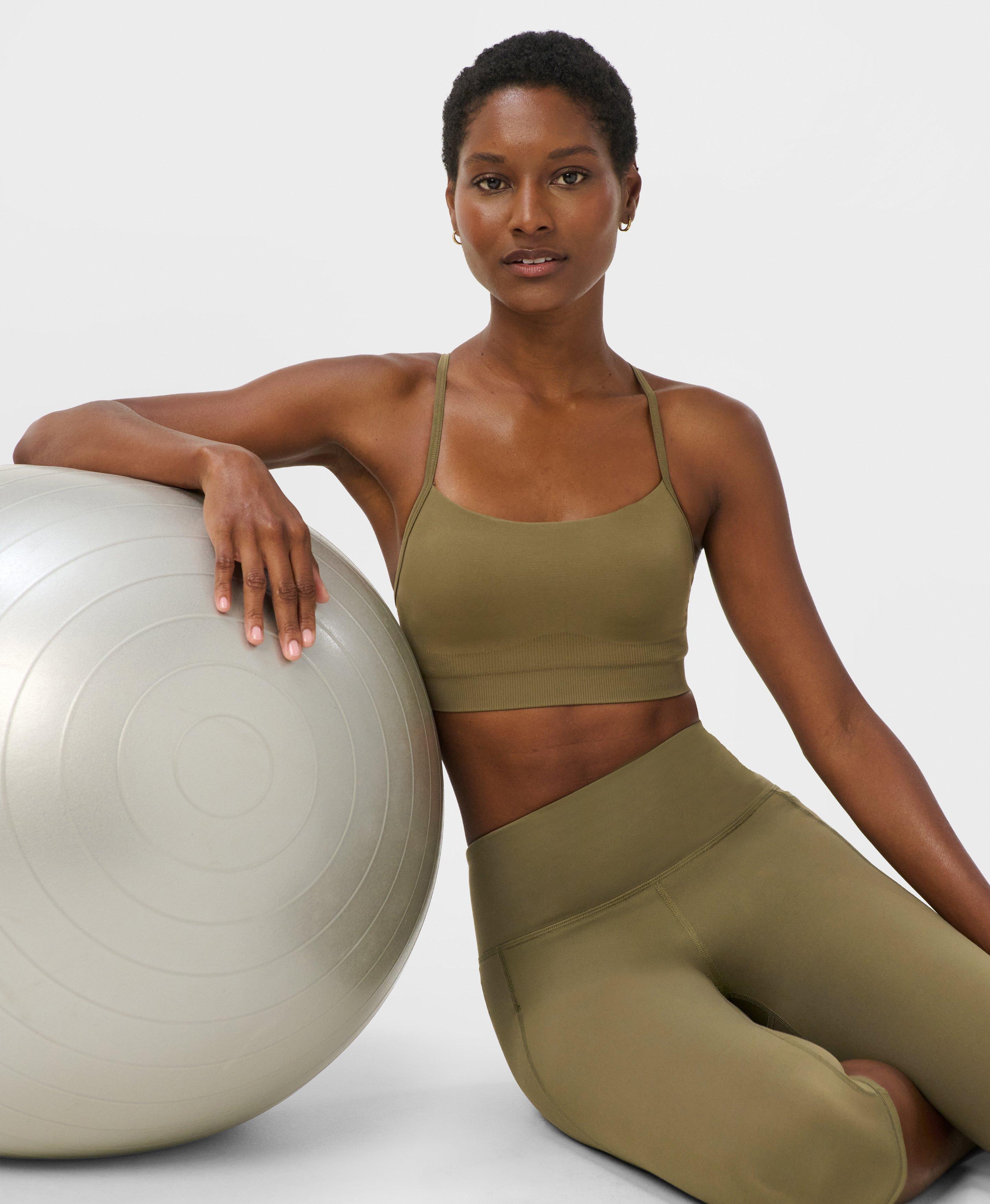Sweaty Betty Spirit Restored Yoga Bra, Green, Women’s L
