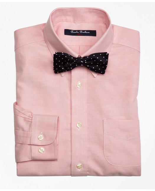 Brooks Brothers Kids'  Boys Non-iron Supima Oxford Polo Button-down Dress Shirt | Pink | Size 20