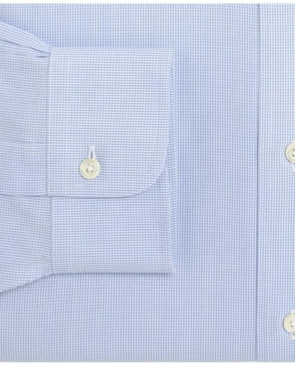 Traditional Extra-Relaxed-Fit Dress Shirt, Non-Iron Houndstooth