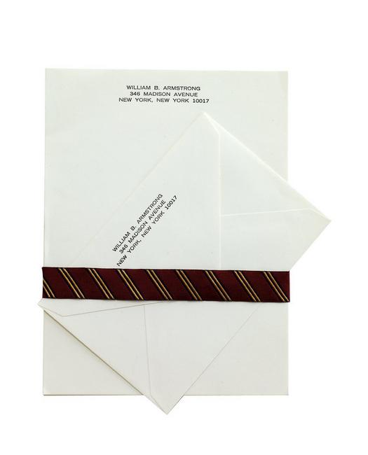 Brooks Brothers Letter Stationery - 50 Sheets & Envelopes | Ivory