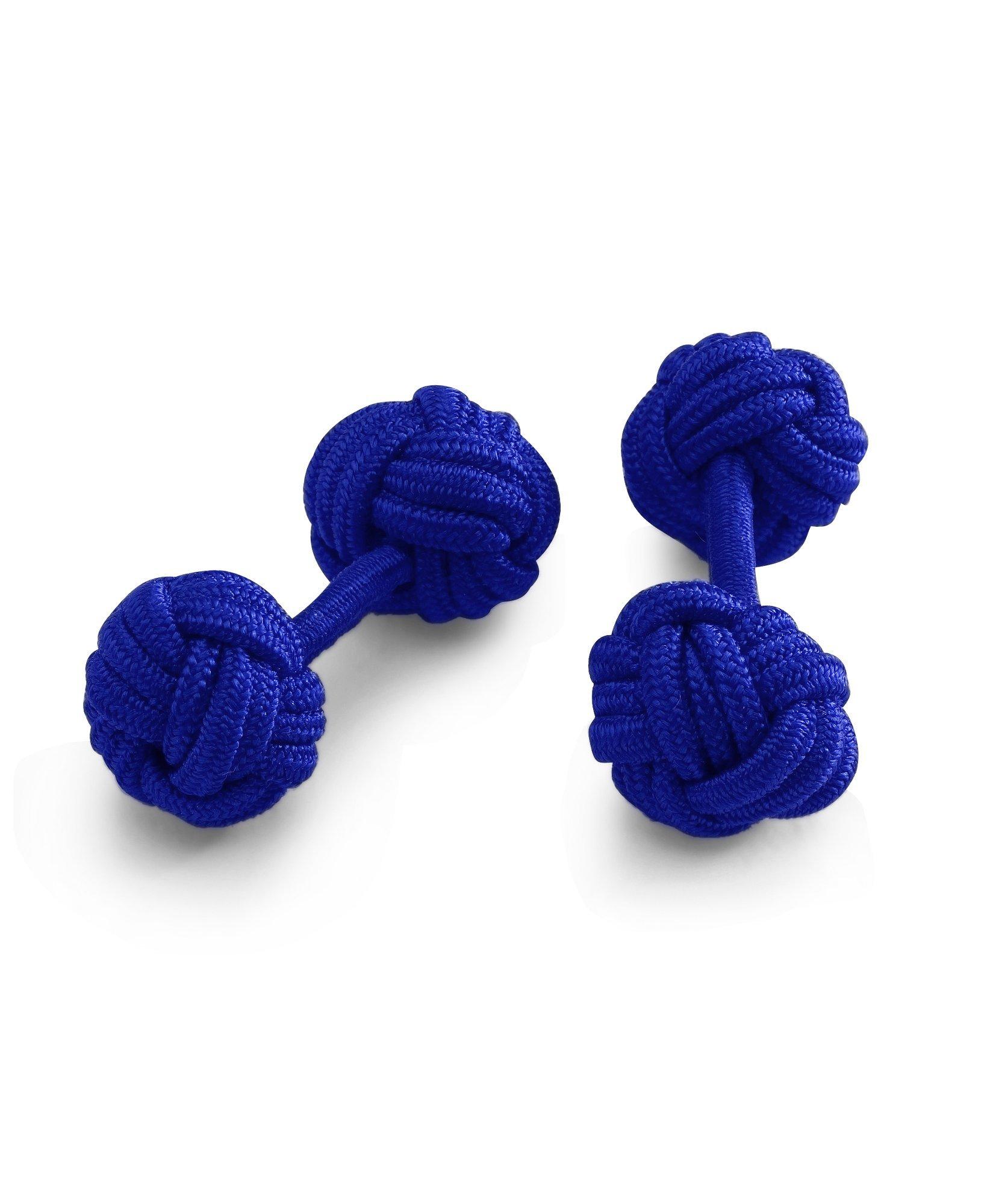 Shop Brooks Brothers Knot Cuff Links  | Cobalt Blue