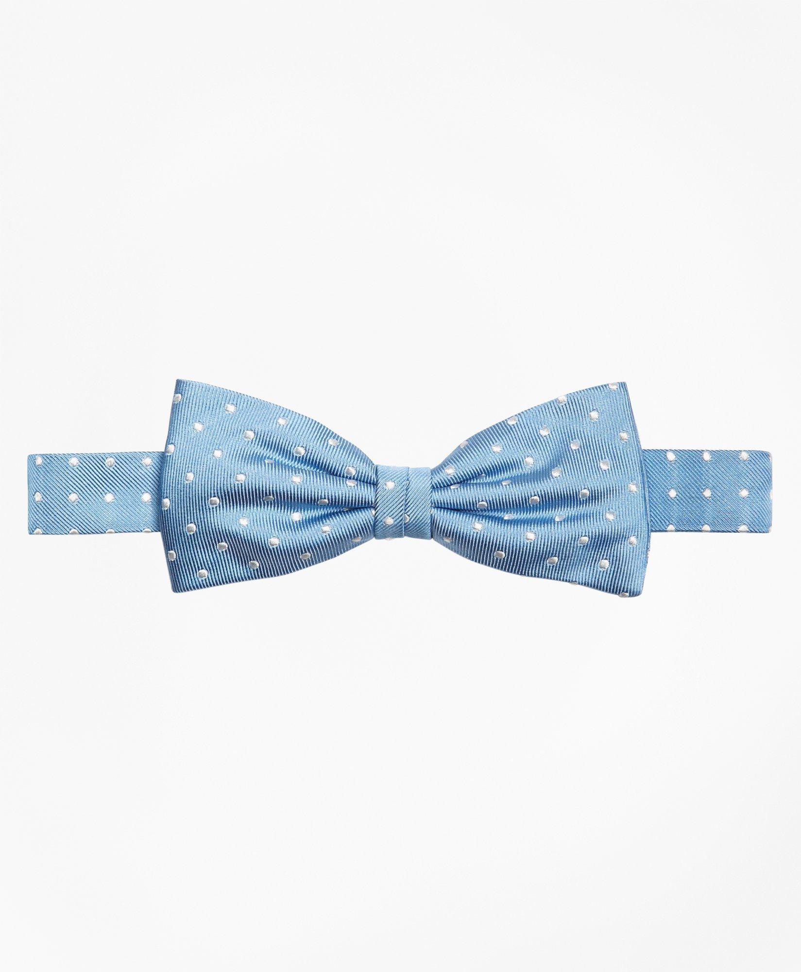 Brooks Brothers Kids'  Boys Dot Pre-tied Bow Tie | Blue