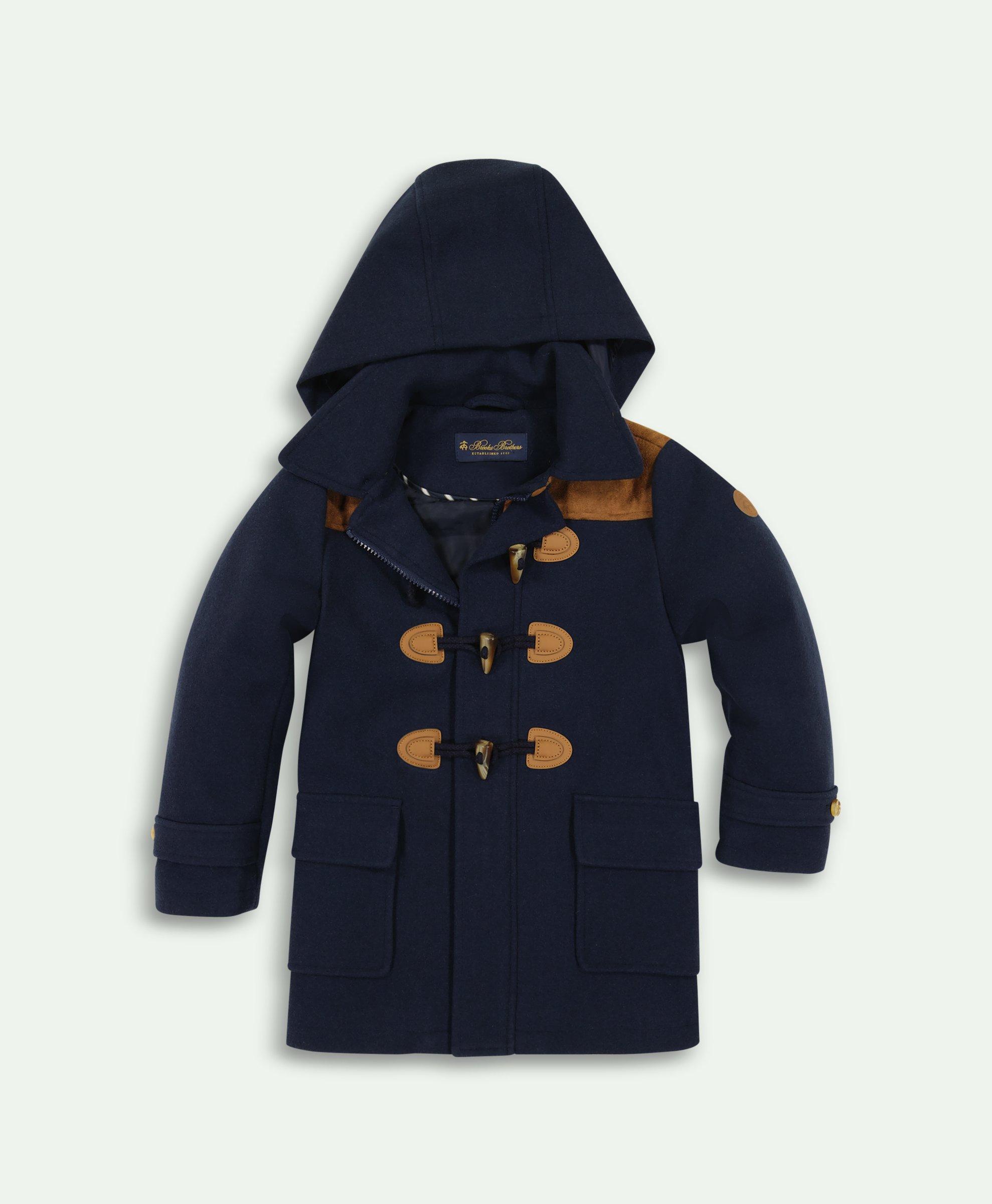 Brooks Brothers Kids Toggle Duffle Coat | Navy | Size 8