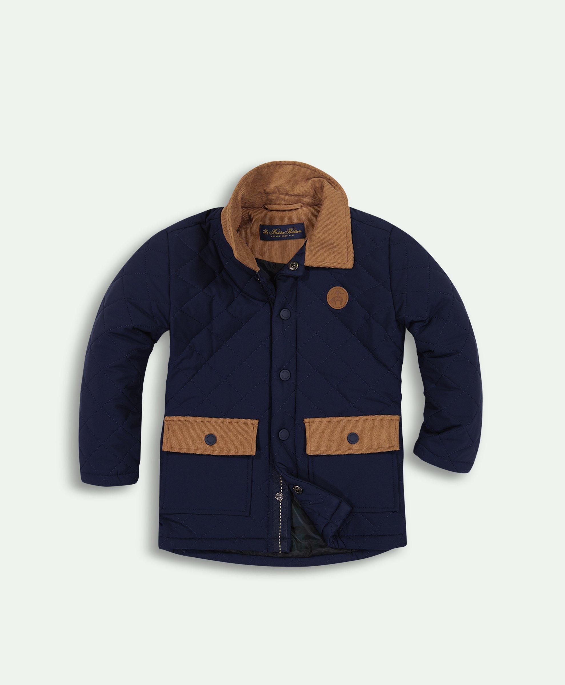 Brooks Brothers Kids Quilted Jacket | Navy | Size 10