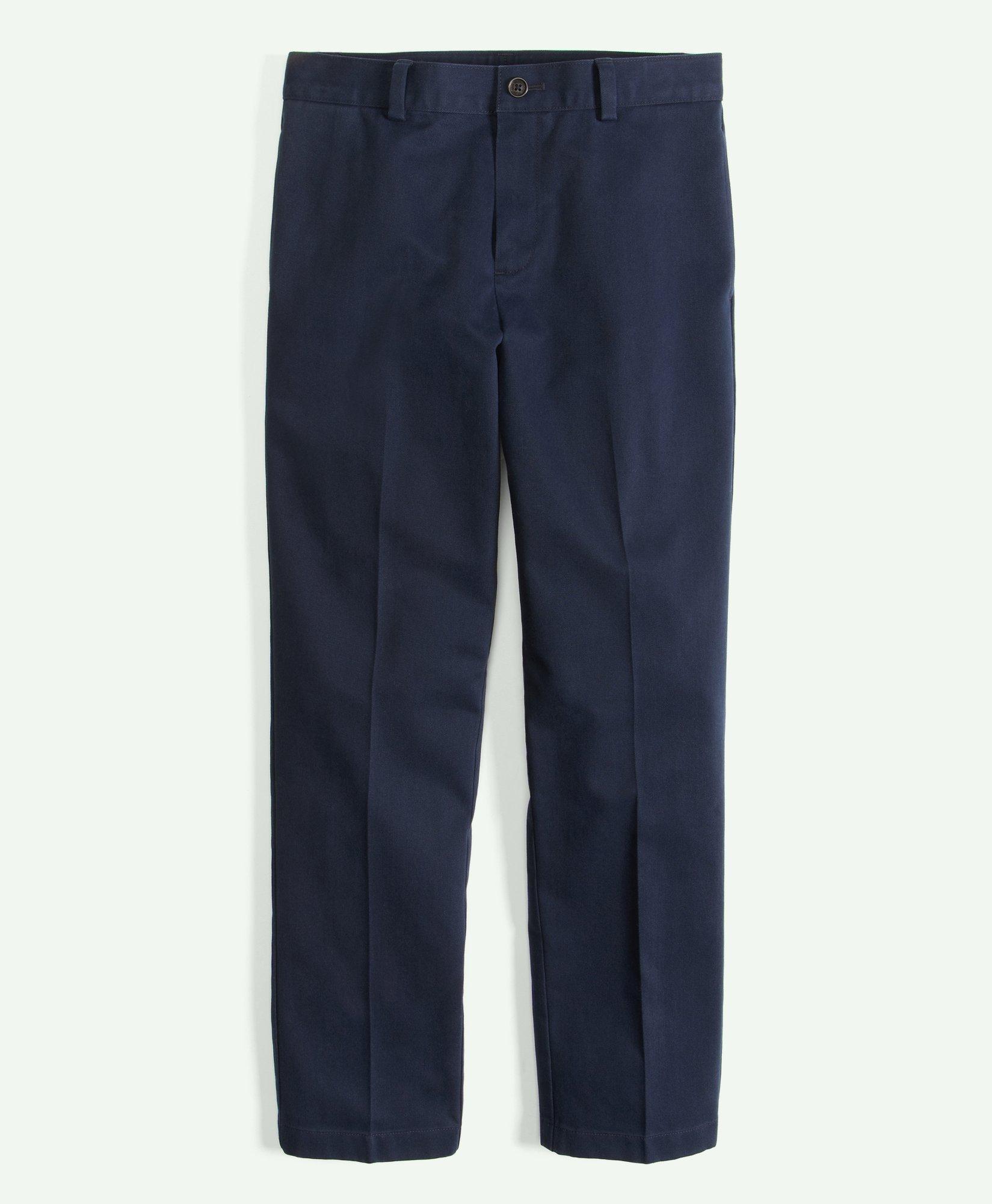 Brooks Brothers Kids'  Boys Stretch Cotton Twill Advantage Chino Pants | Navy | Size 20