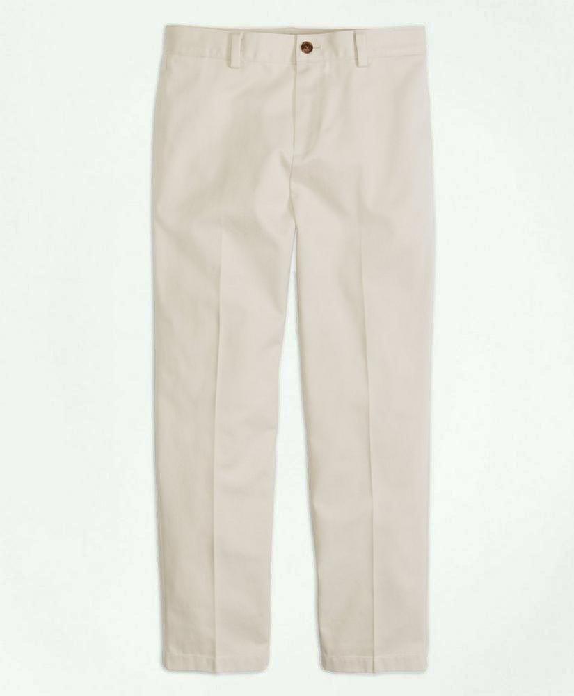 Brooks Brothers Kids'  Boys Stretch Cotton Twill Advantage Chino Pants | Stone | Size 8