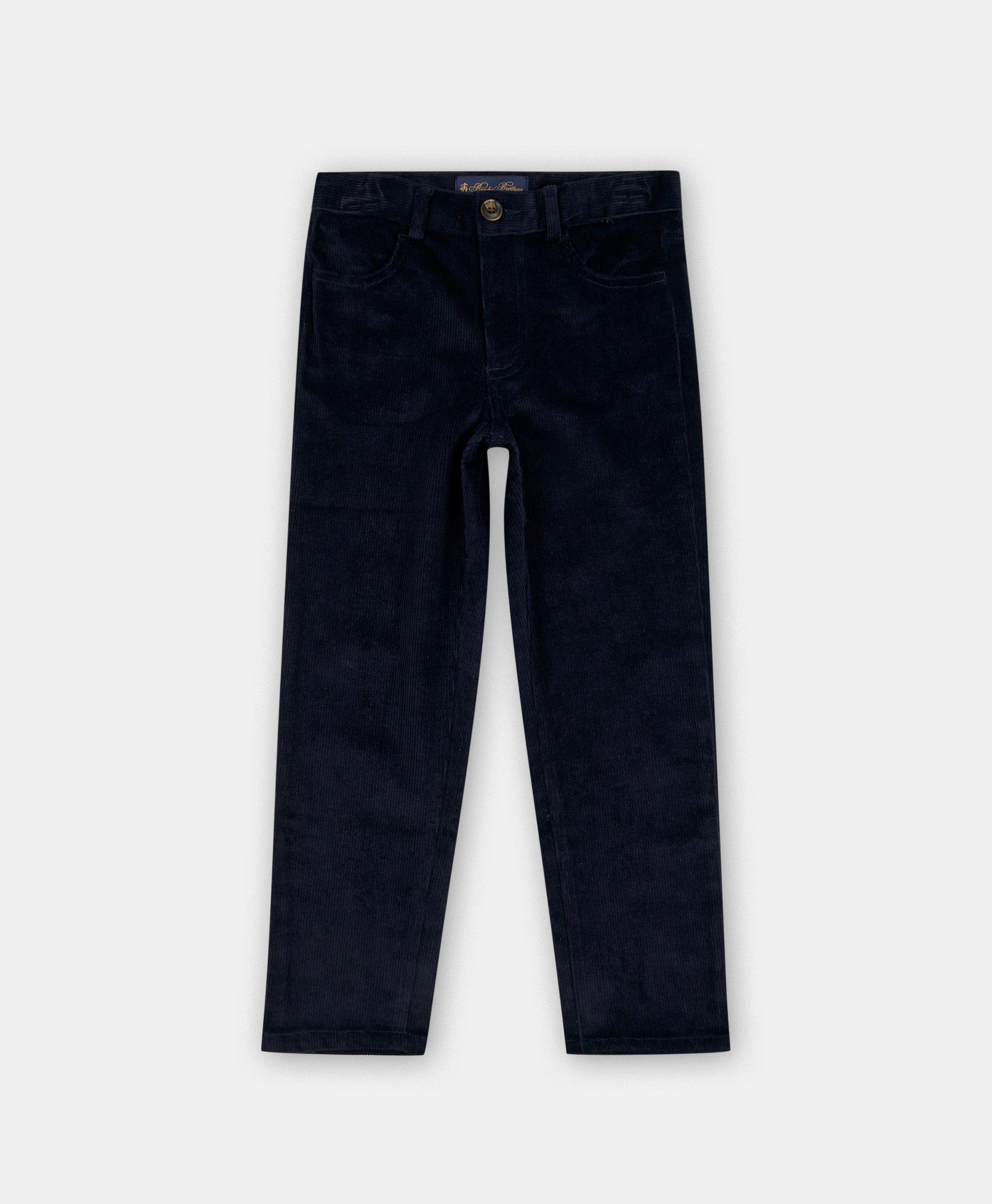 Brooks Brothers Kids'  Boys Cotton Five Pocket Corduroy Pants | Navy | Size 4