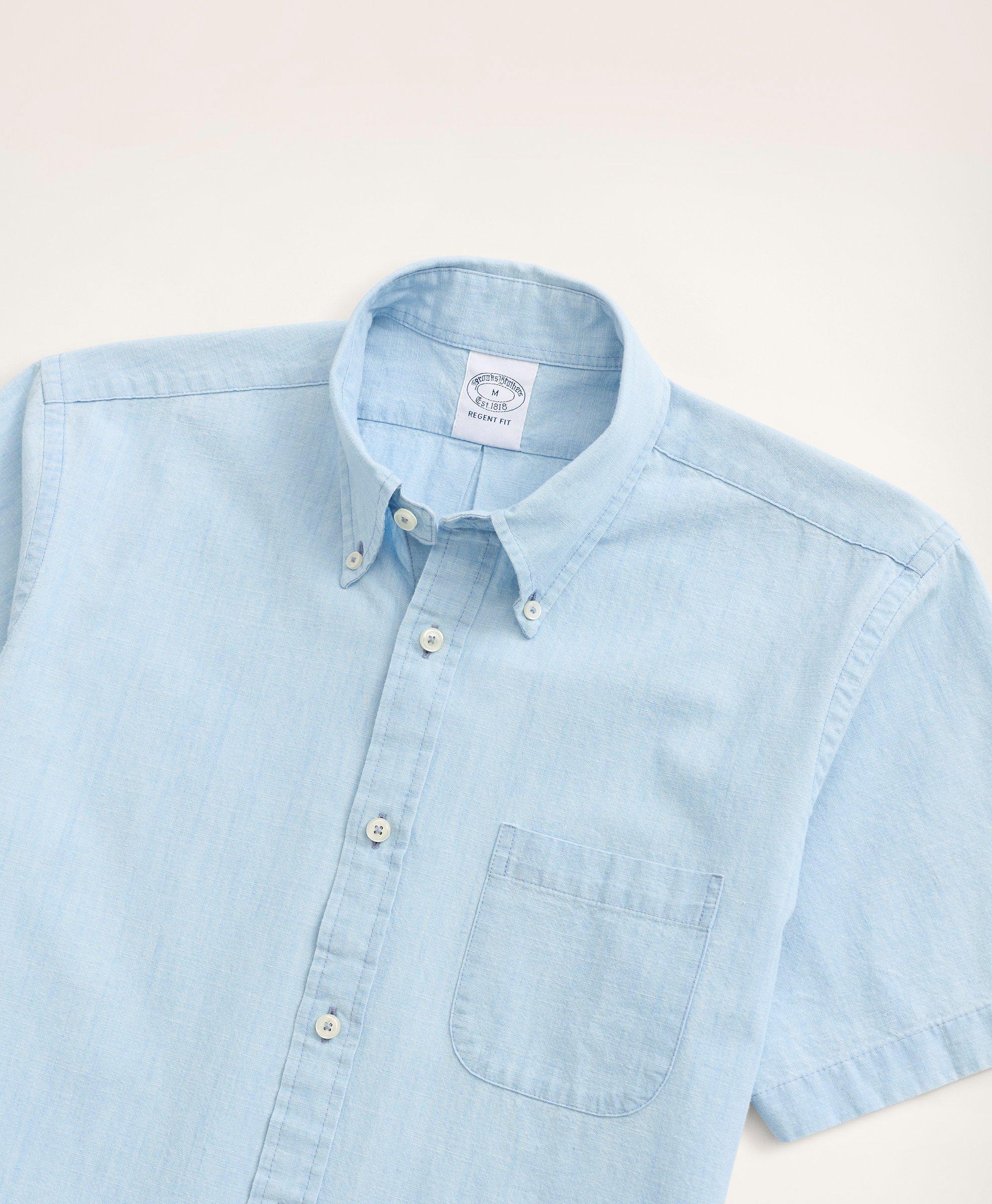 Gansett Poplin Crop Shirt Dark Chambray