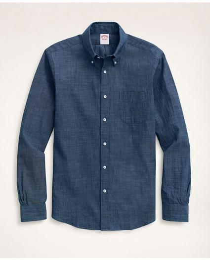 Madison Relaxed-Fit Chambray Sport Shirt