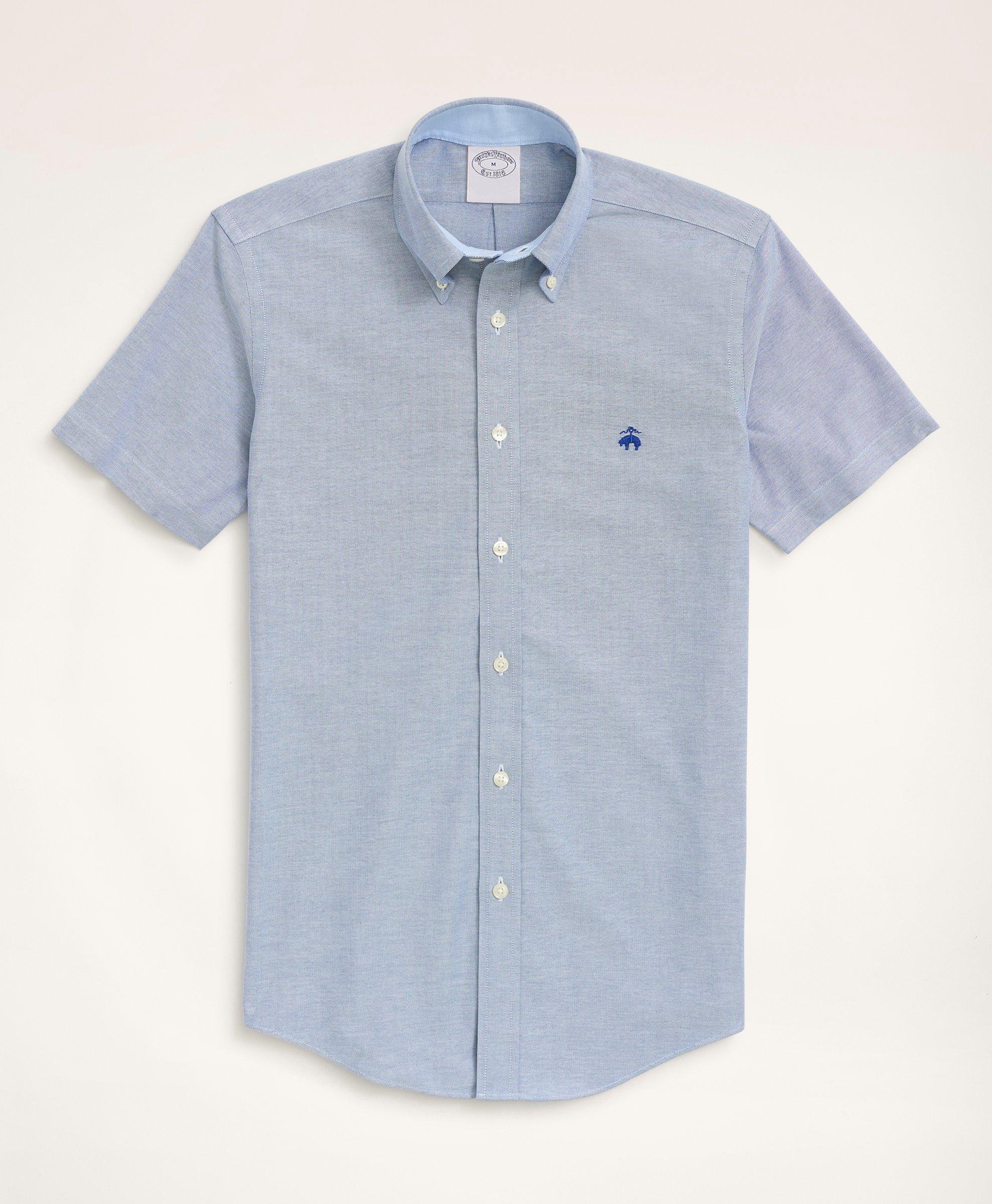 No iron short sleeve dress shirts on sale