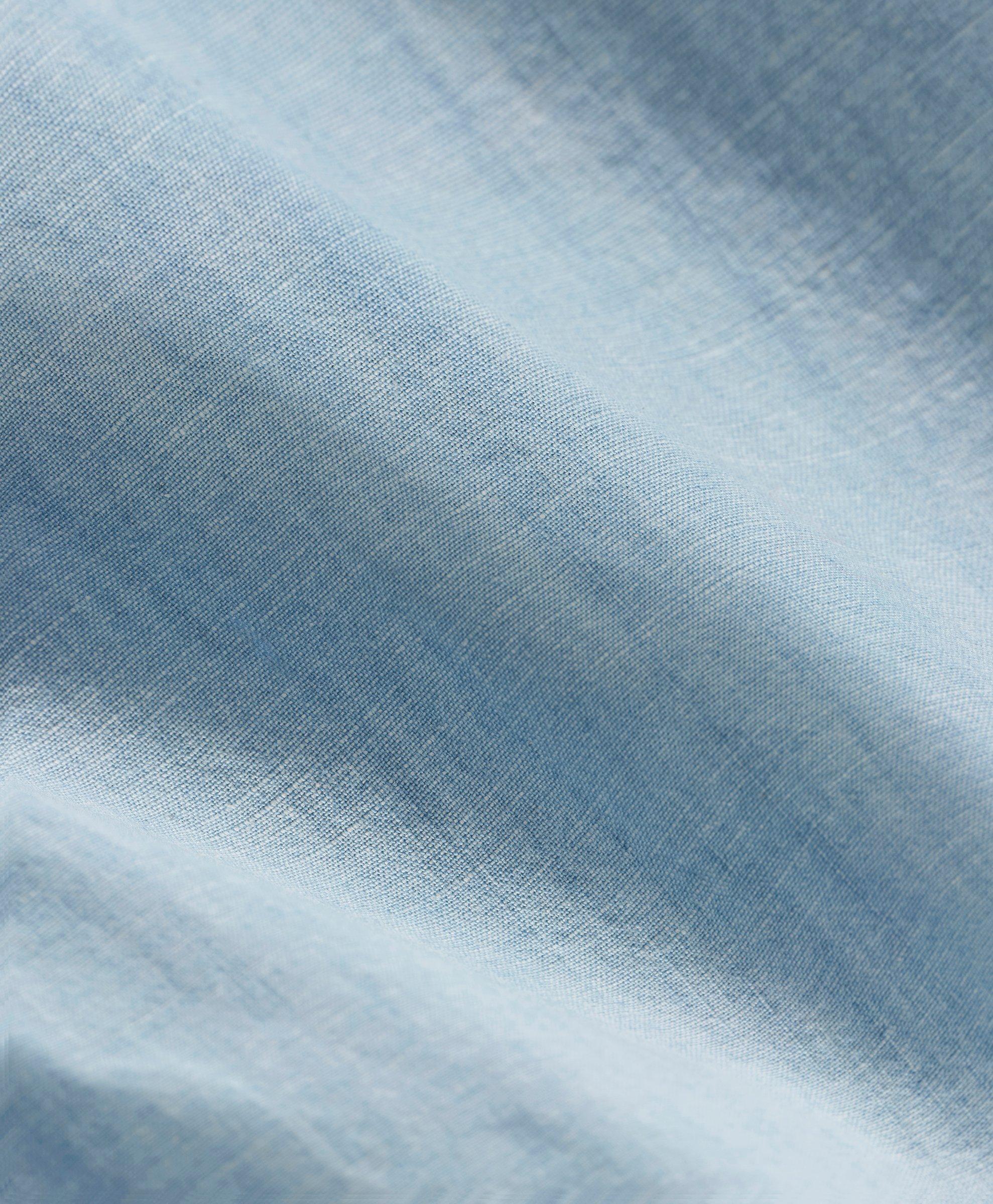 Cotton Chambray Button-Down Collar Sport Shirt