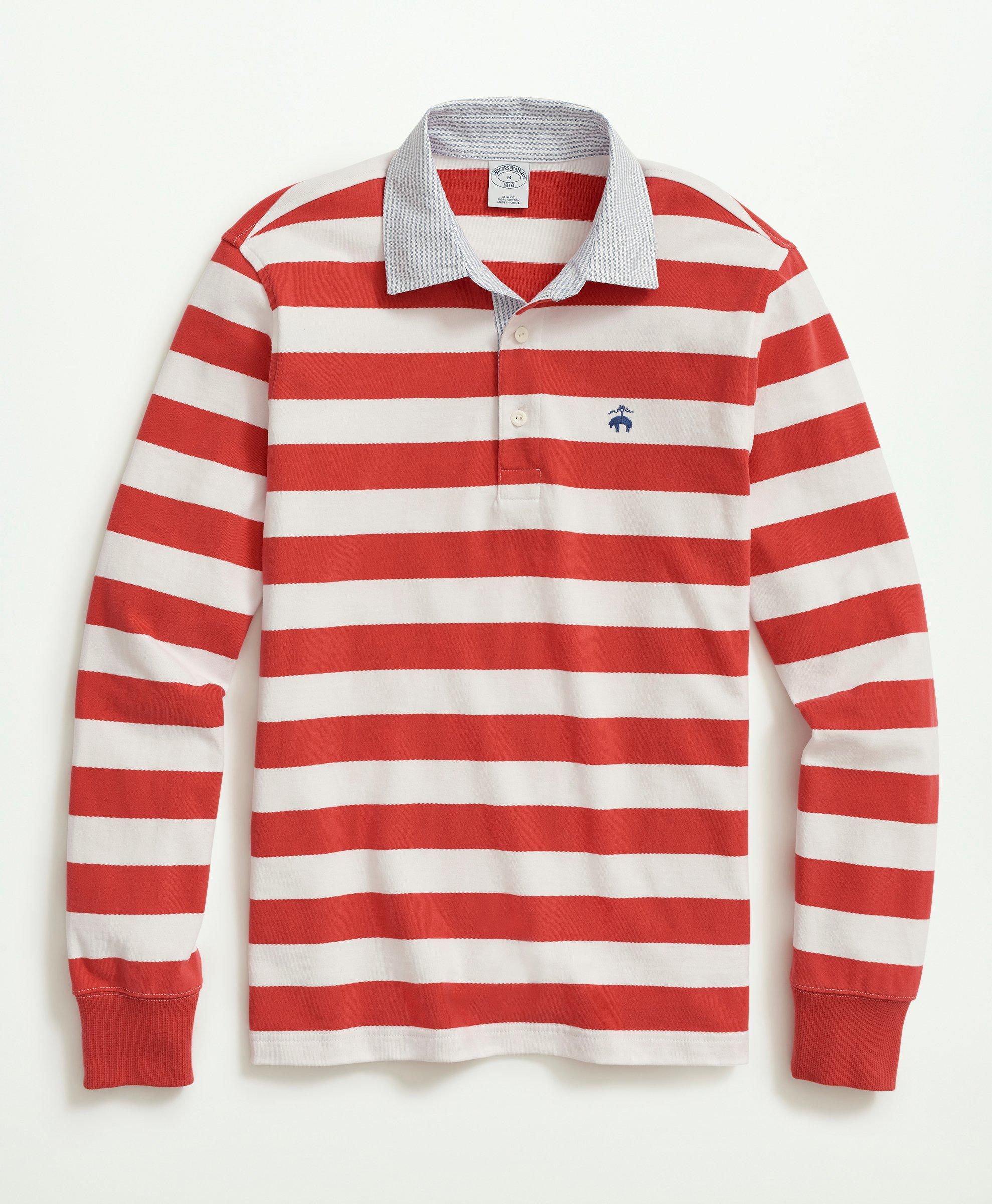 South Africa Oxford Stripe Rugby Jersey - Rugby Imports