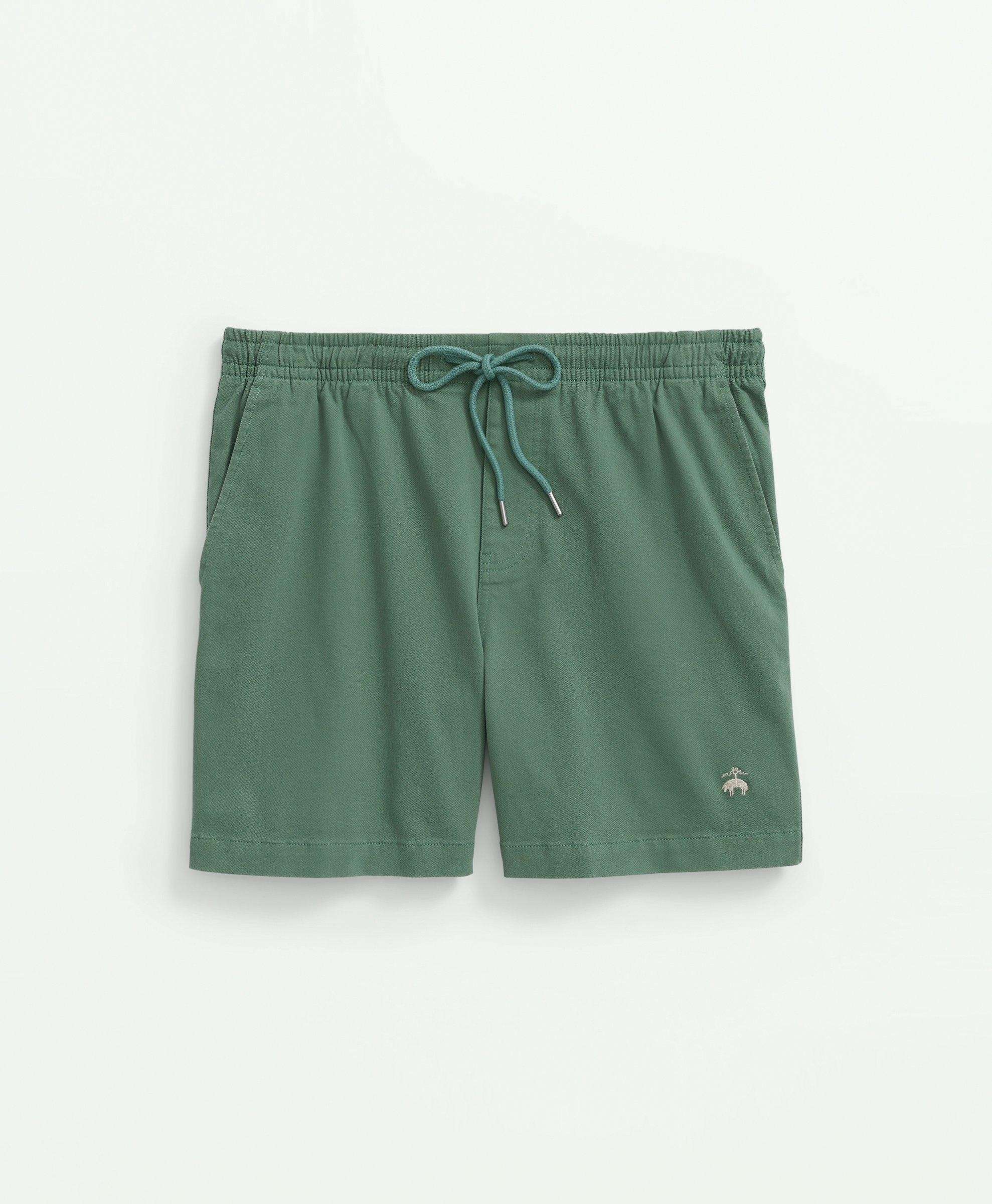 Brooks Brothers Stretch Cotton Friday Club Shorts In Green