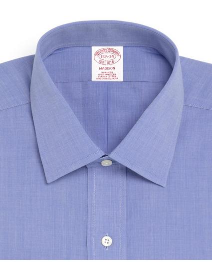Madison Relaxed-Fit Dress Shirt, Non-Iron Spread Collar French Cuff