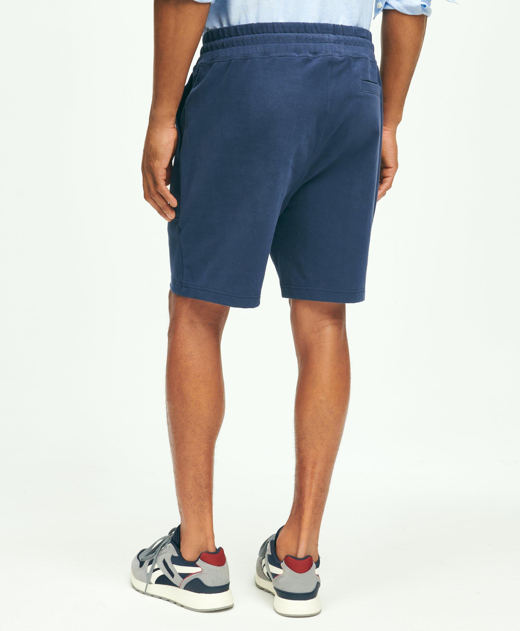 Stretch Sueded Cotton Jersey Sweat Shorts