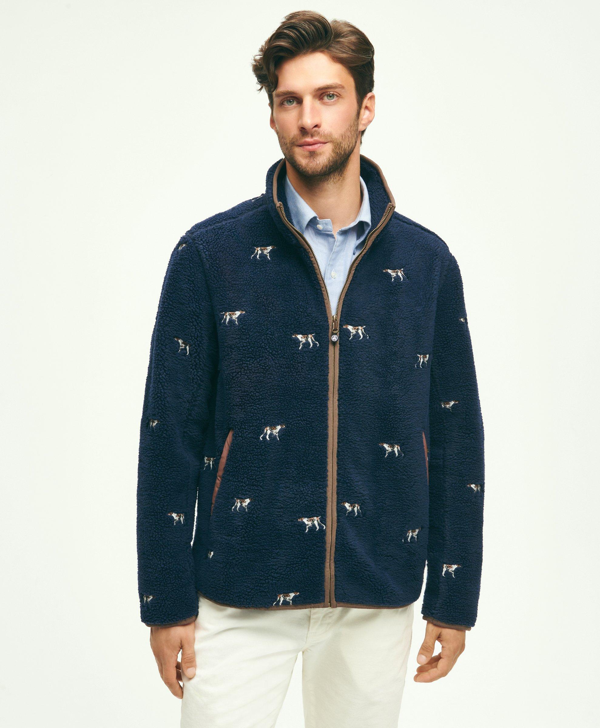 Brooks brothers shop fleece jacket