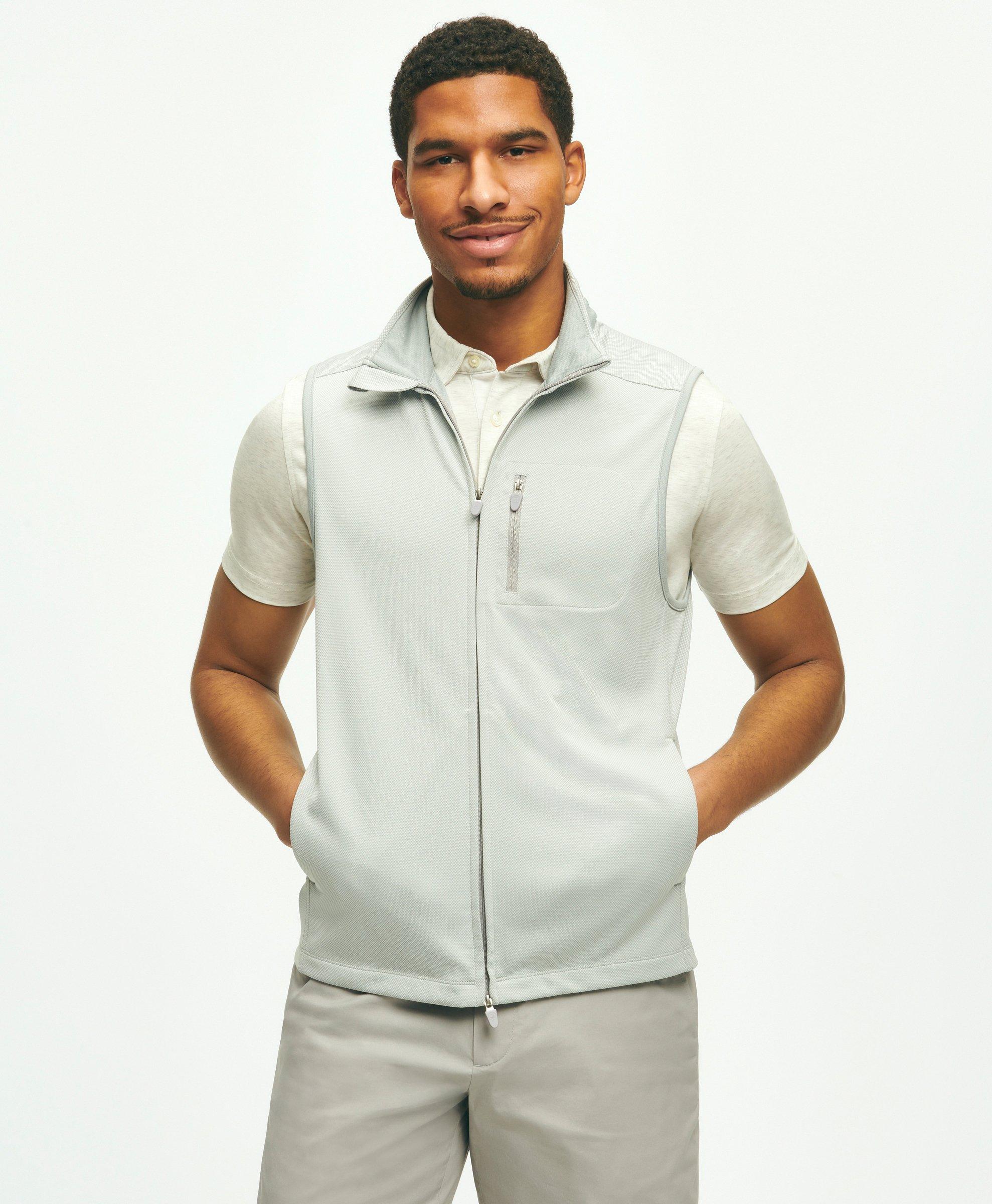 Mens zip up sweater vest online