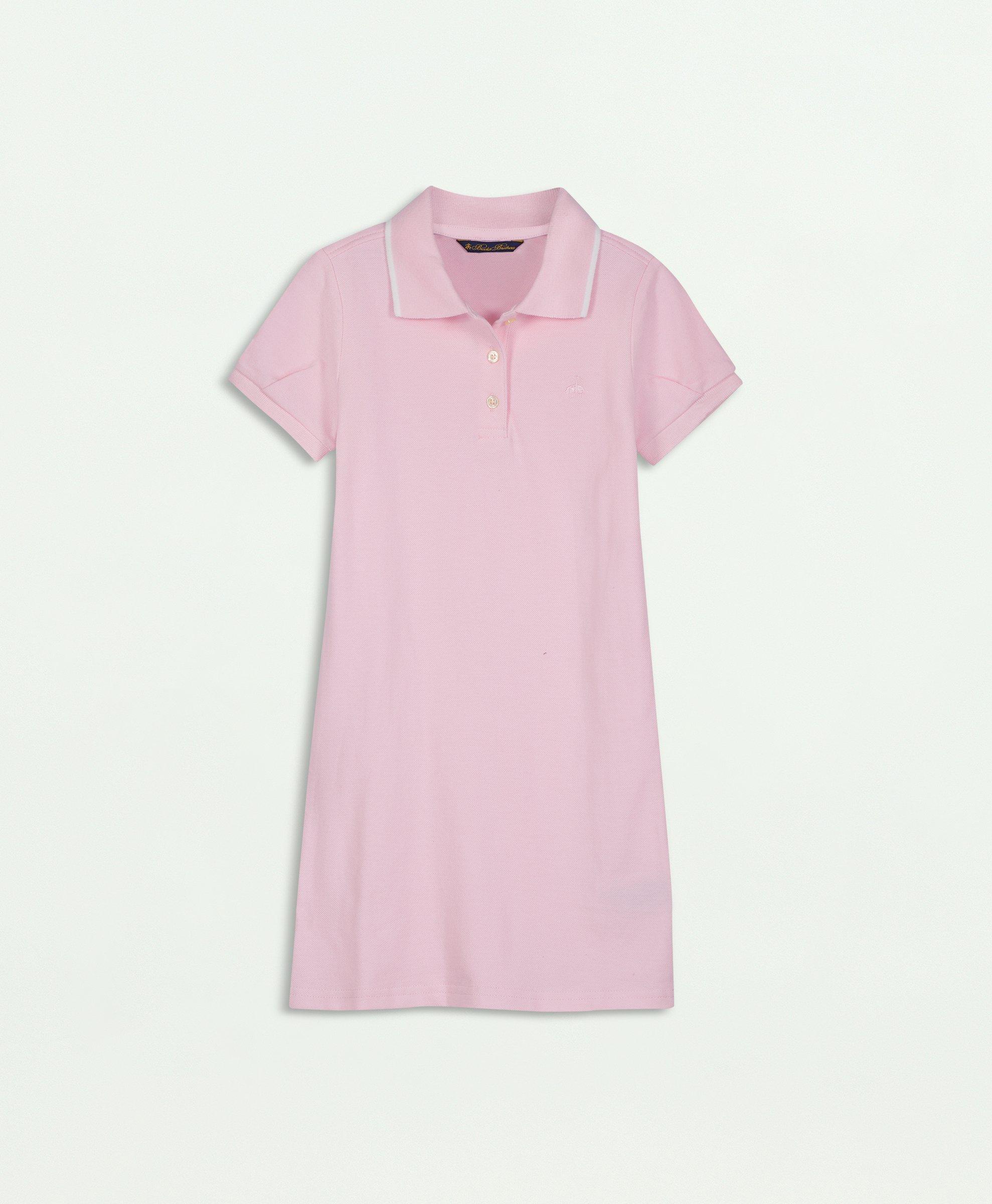 Brooks Brothers Kids'  Girls Polo Dress | Light Pink | Size 8