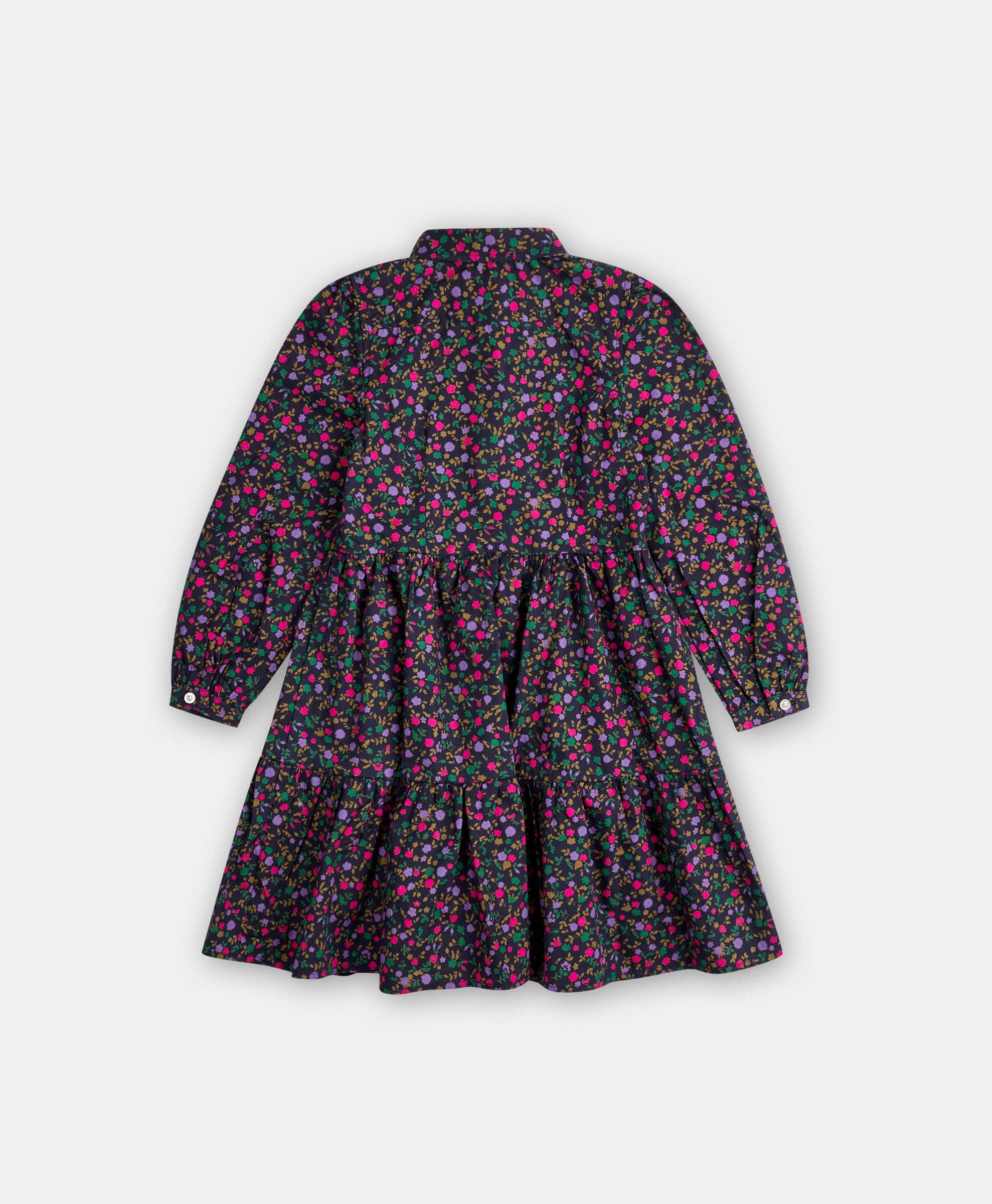 Cotton Floral Shirt Dress