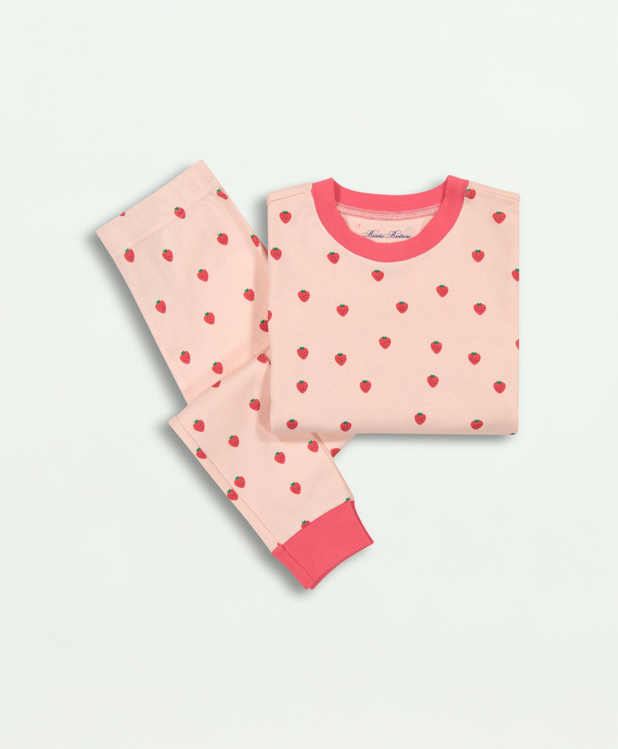 Shop Brooks Brothers Girls Long-sleeve Pajamas Set | Pink | Size 14