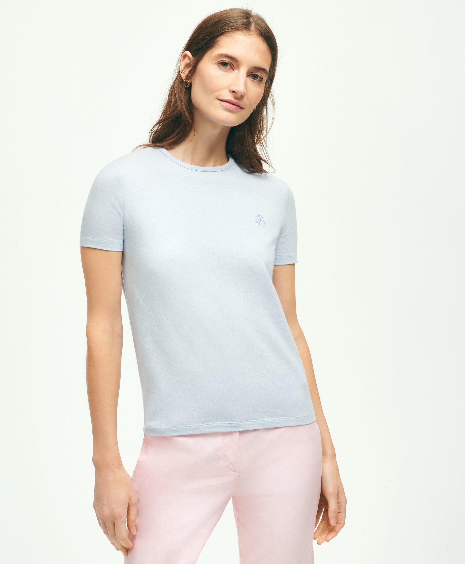 Cotton Jersey Crewneck T-Shirt