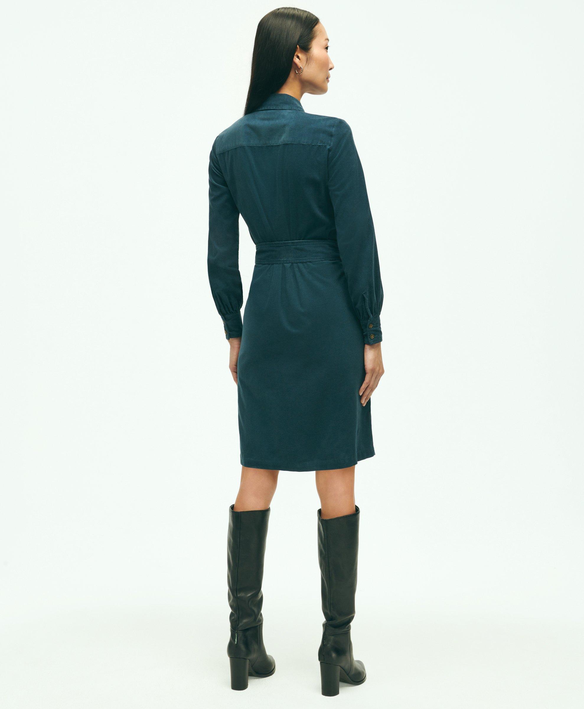 Corduroy Shirt Dress