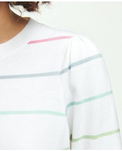 Cotton Rainbow Stripe Sweater