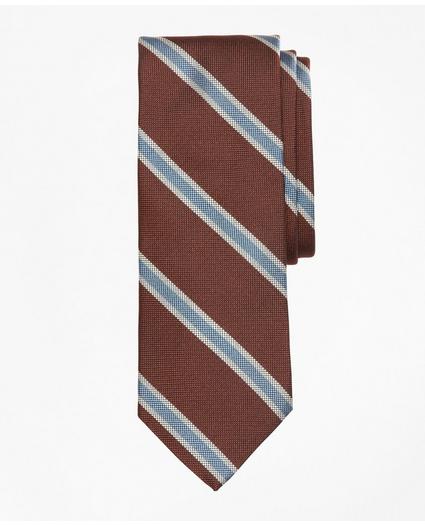 Textured Framed Stripe Tie