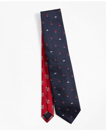 Sail Boat and Nautical Knot Tie