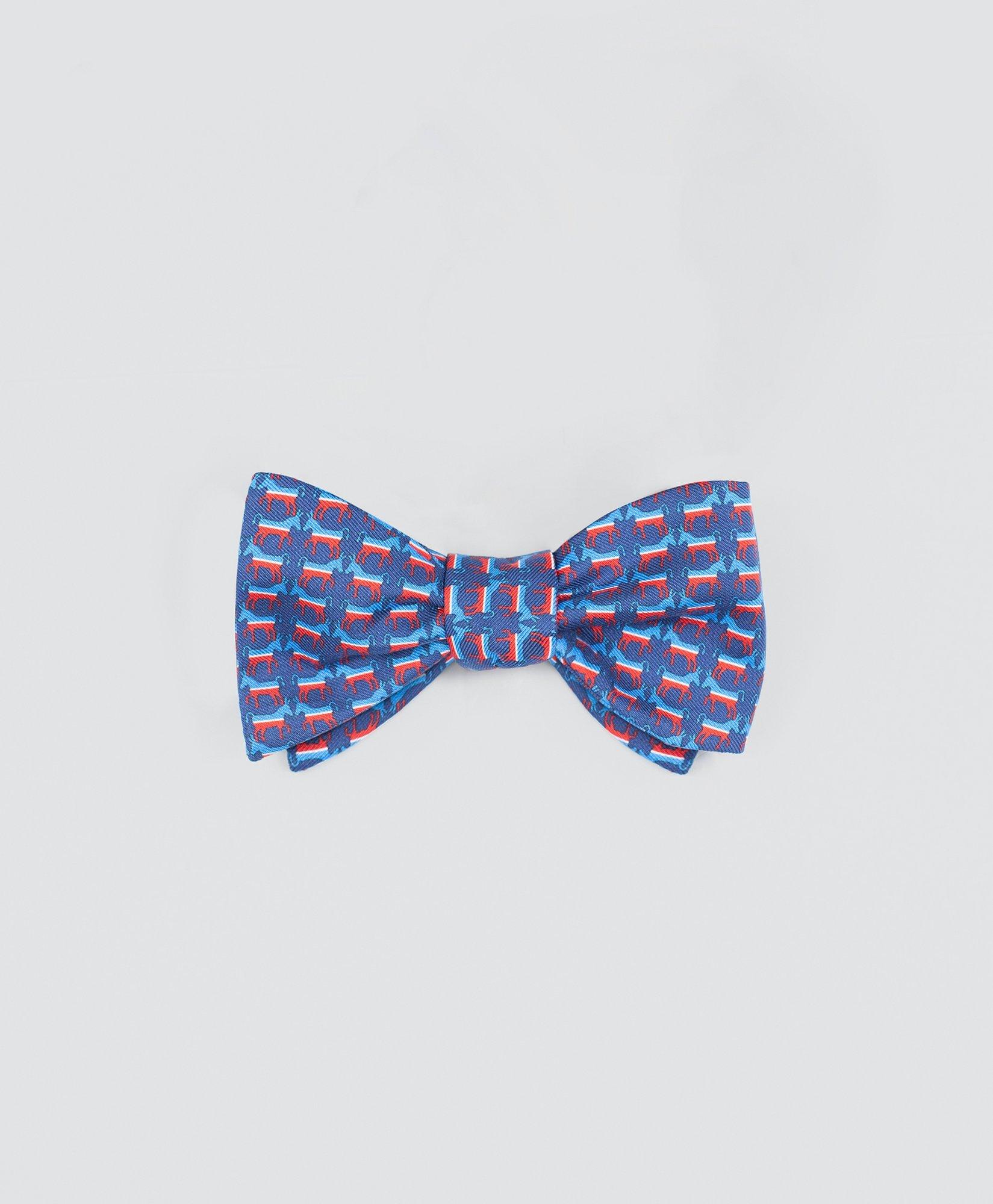 Brooks Brothers Donkey-patterned Bow Tie | Navy