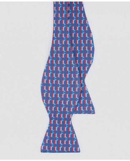Donkey-Patterned Bow Tie