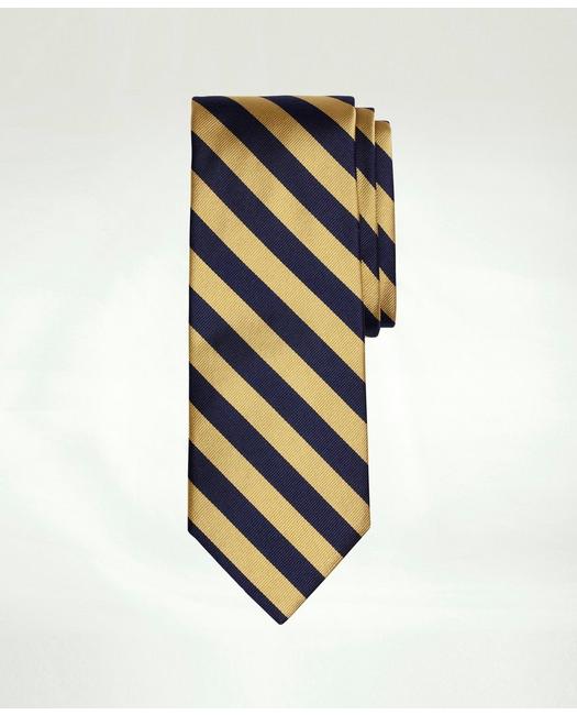 Brooks Brothers Rep Tie | Navy/gold | Size L/xl In Navy,gold