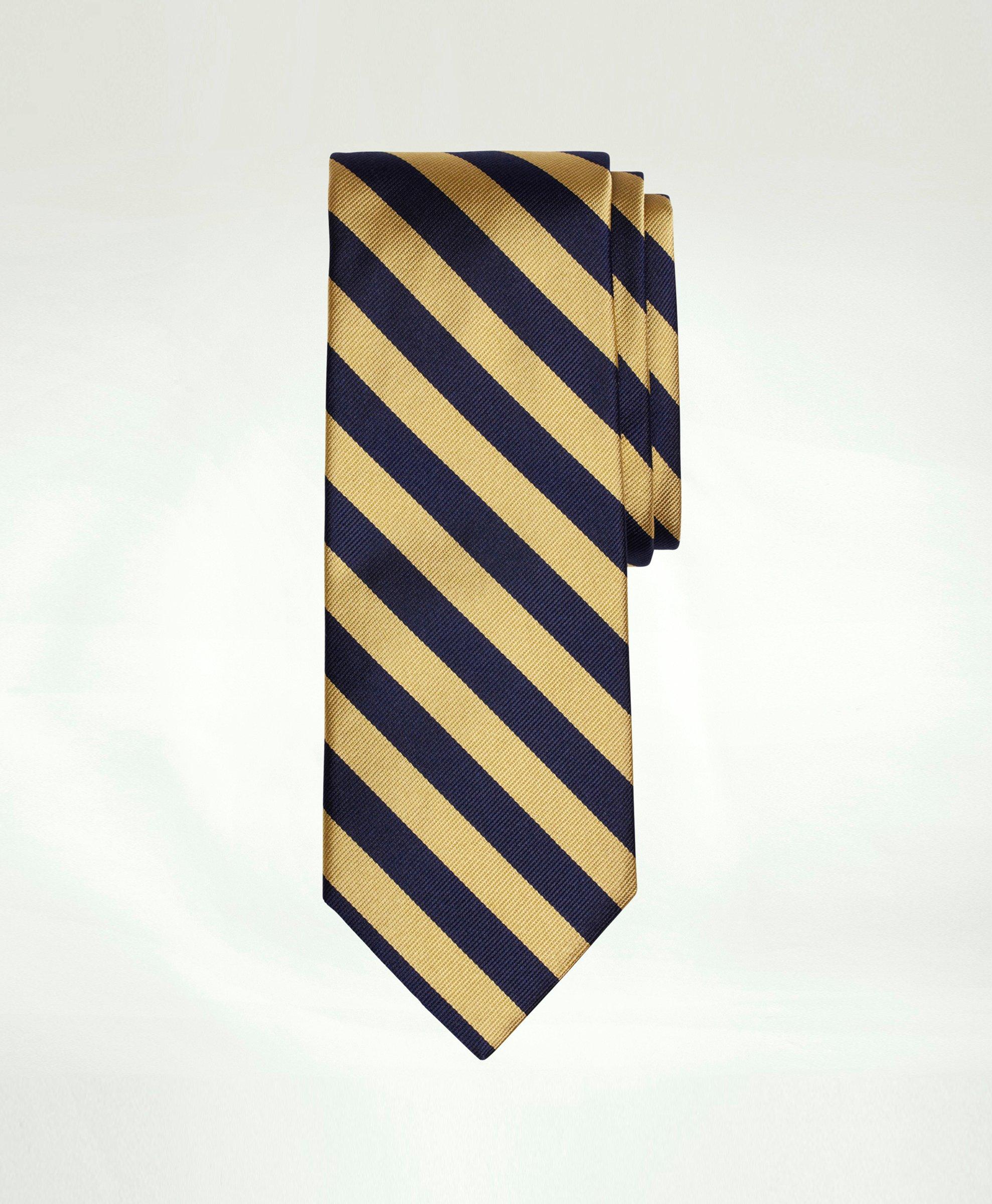 Brooks Brothers Rep Tie | Navy/gold | Size Regular In Navy,gold
