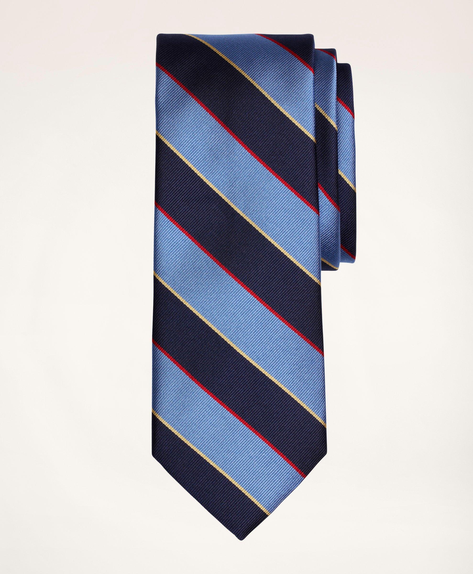 Brooks Brothers Argyll & Sutherland Rep Tie | Light/blue/navy | Size Regular In Light,blue,navy