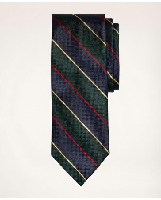 Brooks Brothers Argyll & Sutherland Rep Tie | Navy/green | Size Regular In Navy,green