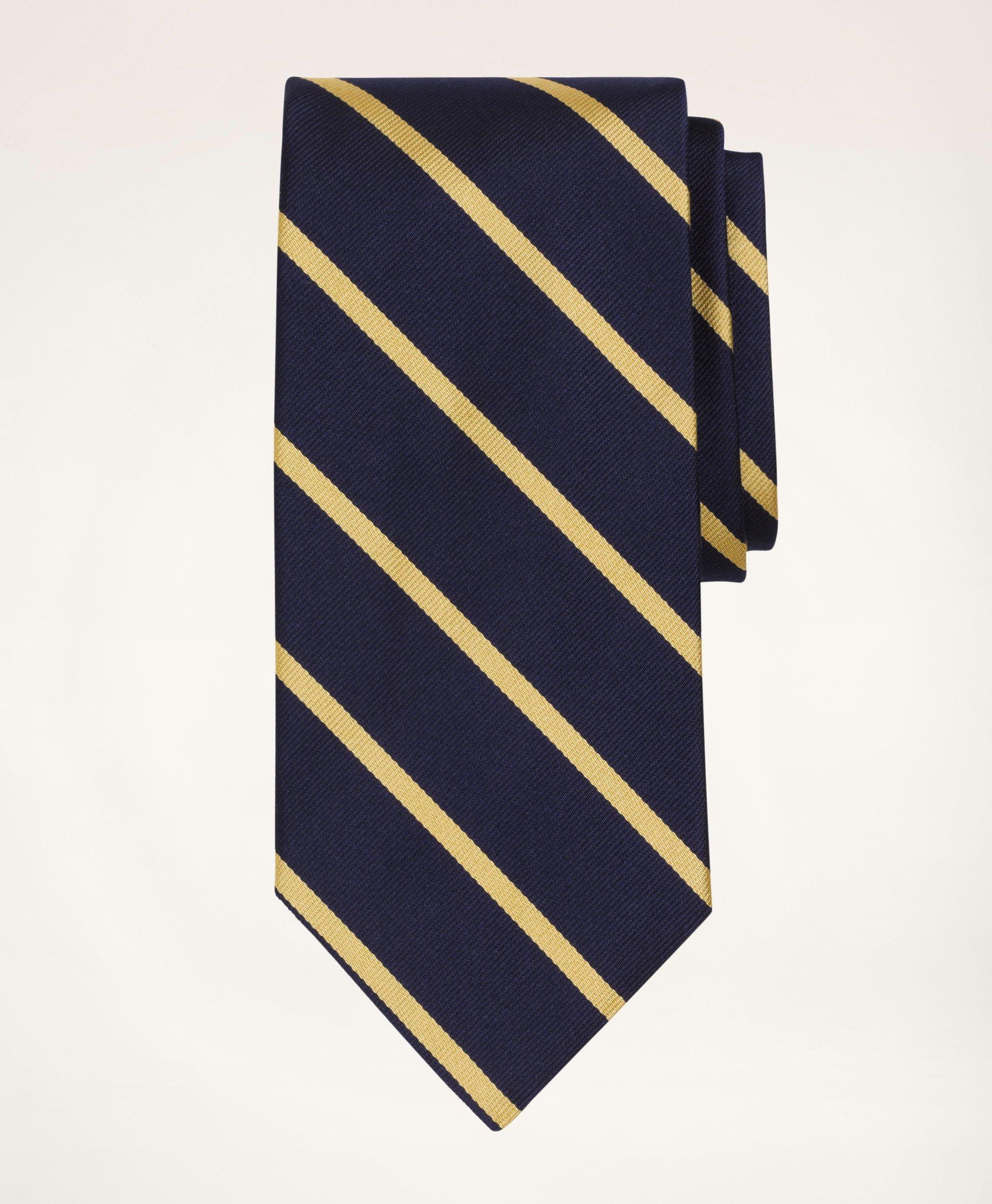 Brooks Brothers Rep Tie | Navy/gold | Size Regular In Navy,gold