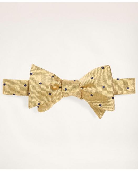 Brooks Brothers Dot Bow Tie | Gold