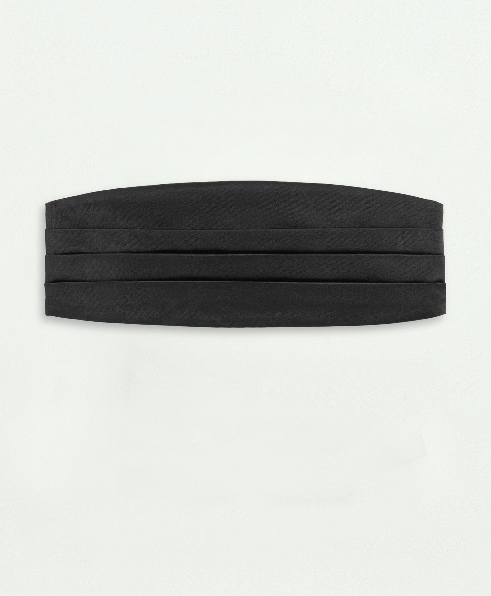 Brooks Brothers Silk Cummerbund | Black | Size L/xl