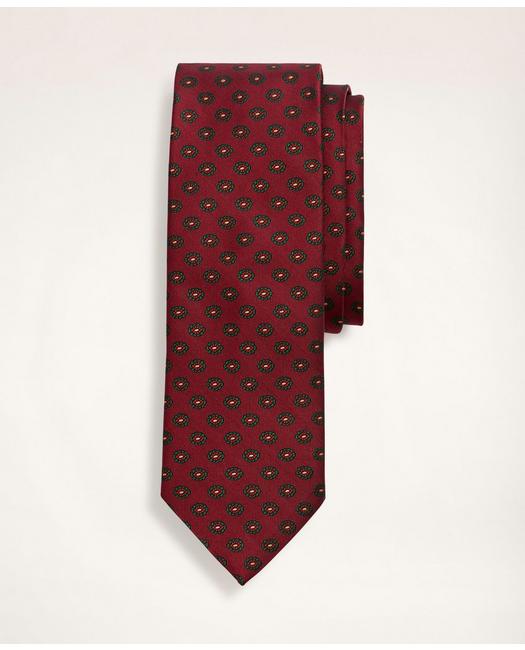 Brooks Brothers Silk Flower Tie | Red/green In Red,green