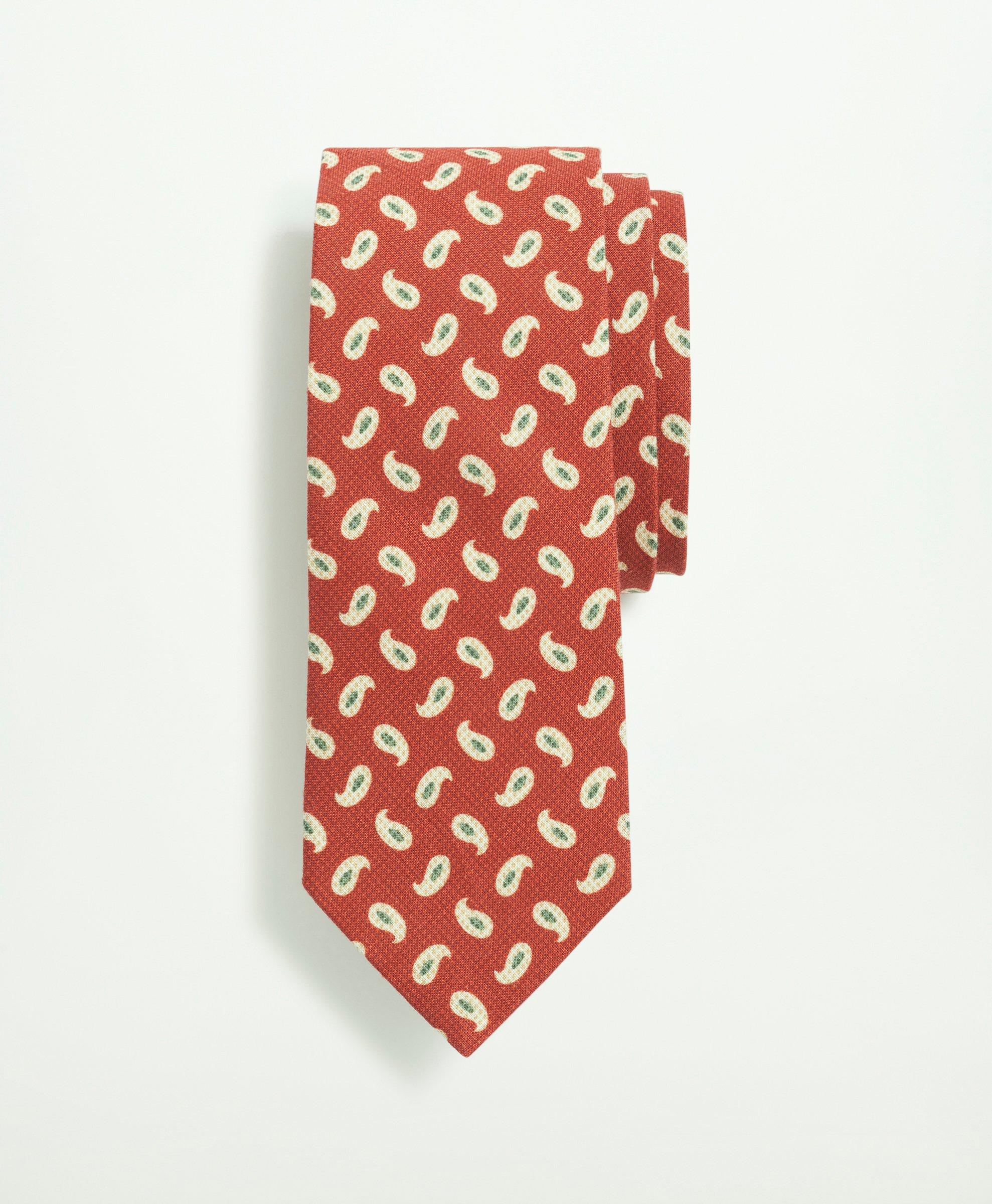 Brooks Brothers Silk Text Print Tie | Red/green | Size Regular In Red,green