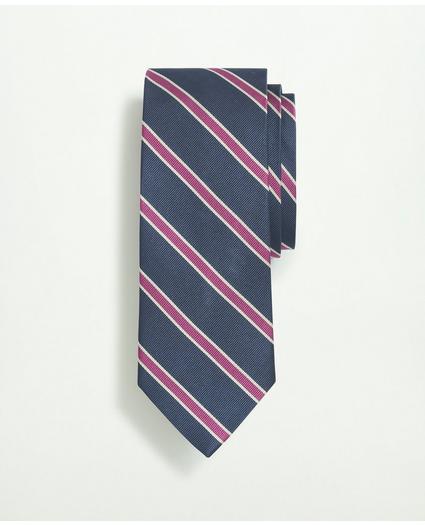 Silk Mini BB#2 Rep Stripe Tie