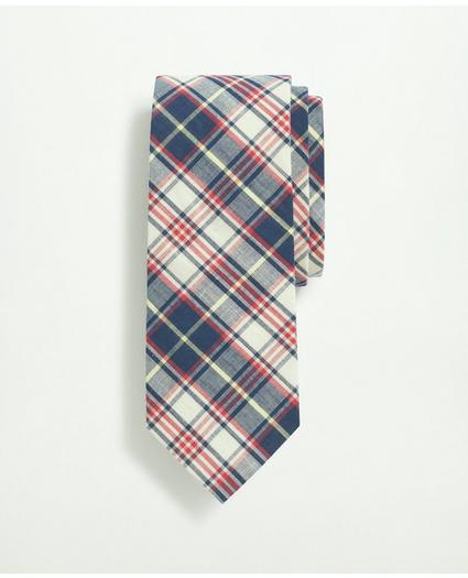 Cotton Madras Pattern Tie
