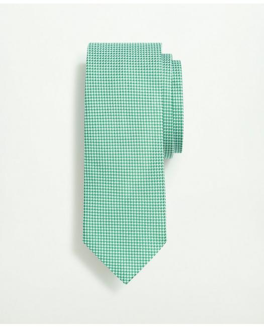 Brooks Brothers Silk Bird's-eye Pattern Tie | Green | Size Regular