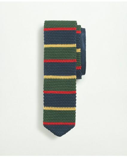 Silk Knit Stripe Tie