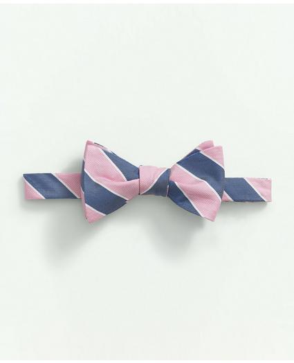Silk Striped Bow Tie